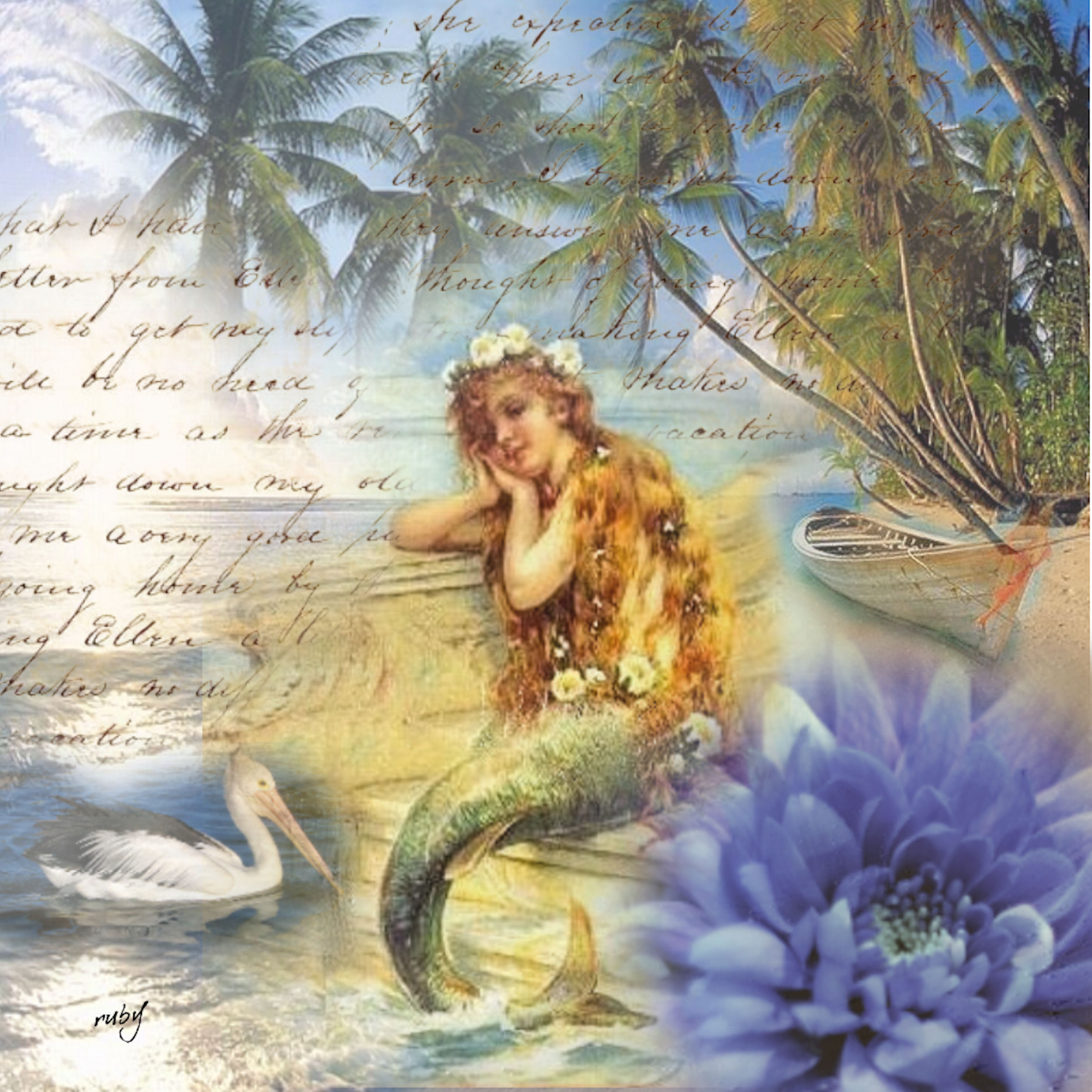 Vintage Mermaid Illustrations