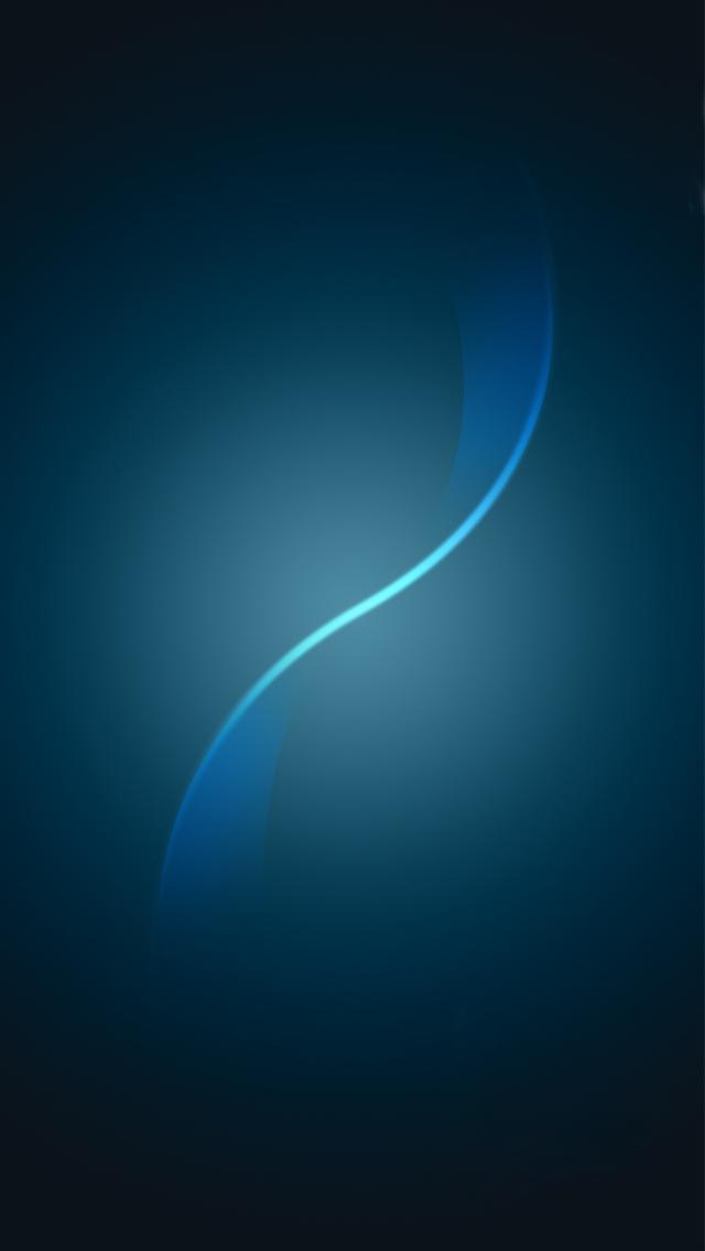 Abstract Blue Line iPhone Wallpaper