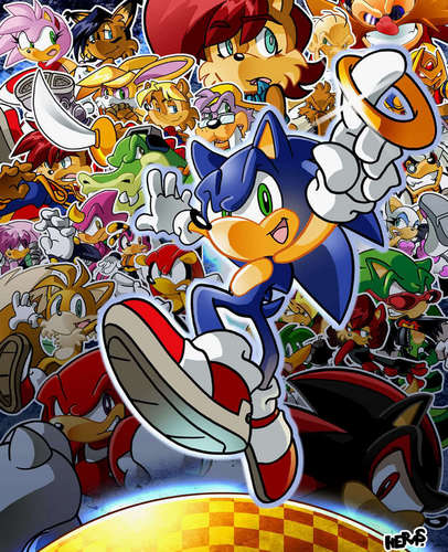 Sonic Archie Comics Wallpapers  Wallpaper Cave
