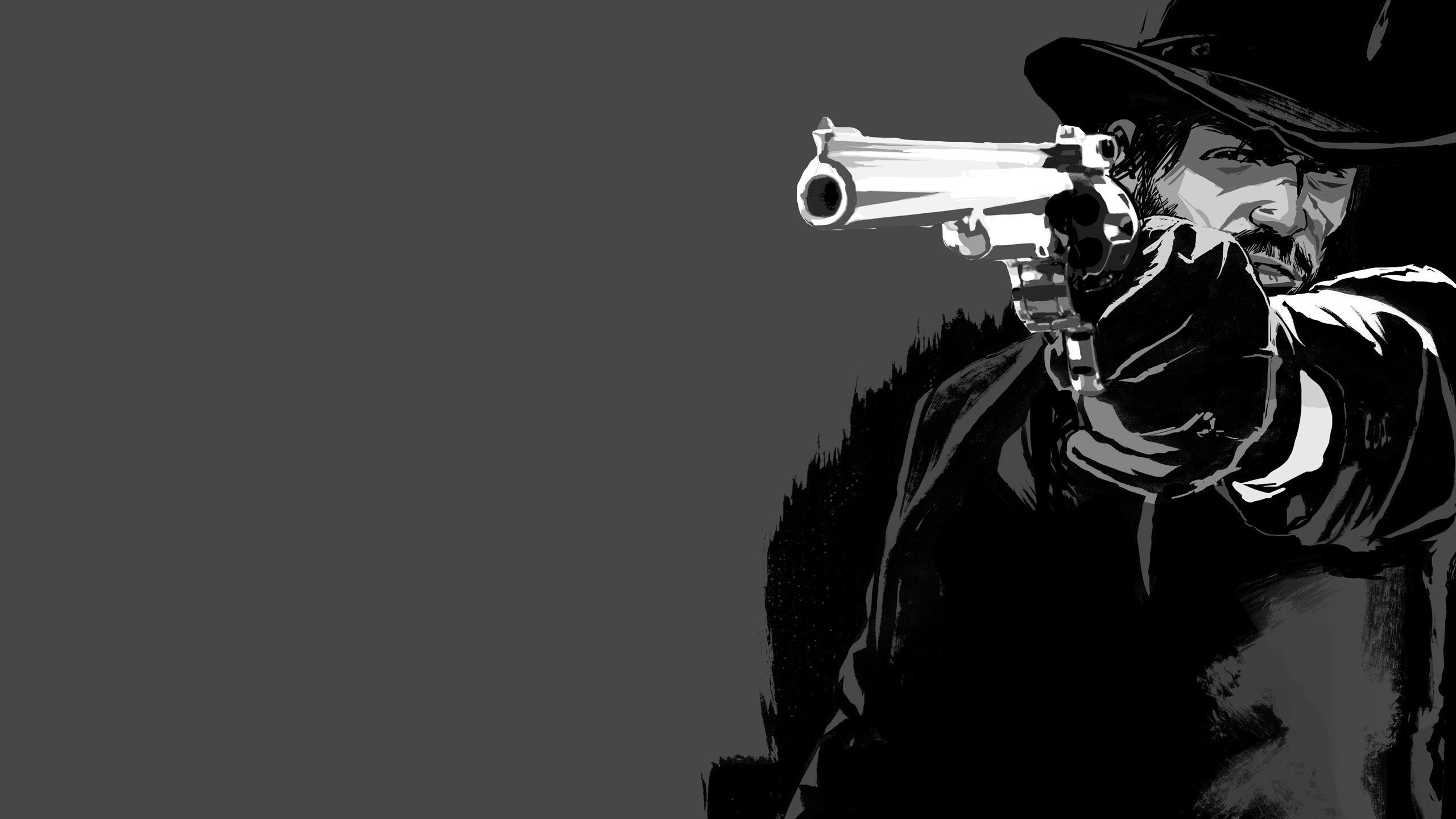 Red Dead Redemption Under Gun Point Widescreen Wallpaper