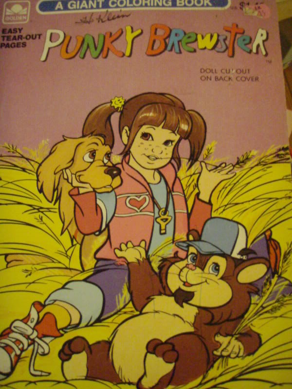 Brewster S Coloring Book Image Punky