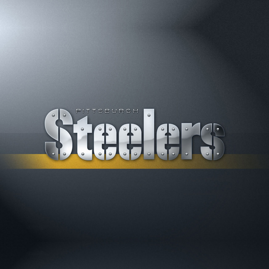 iPad Wallpaper With The Pittsburgh Steelers Team Logos