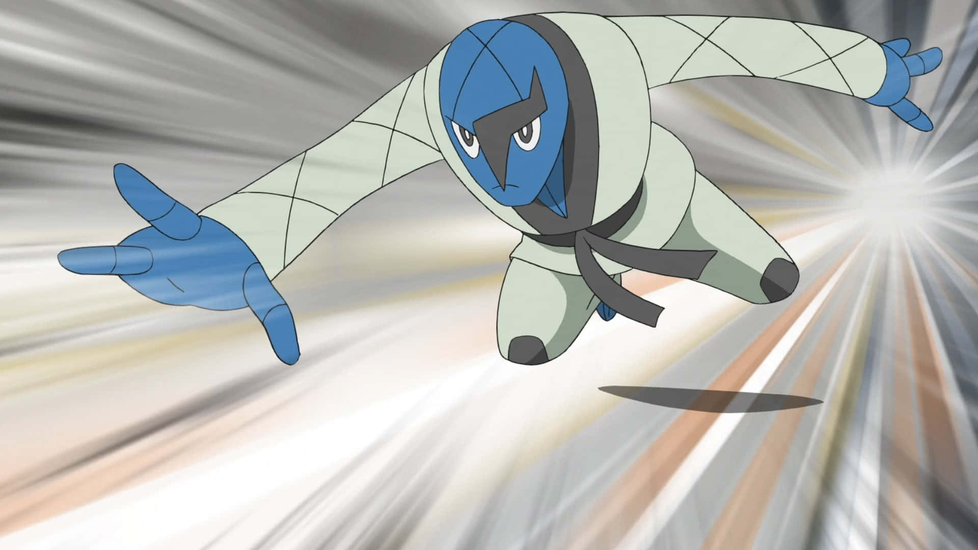 Sawk Fighting Flying Wallpaper