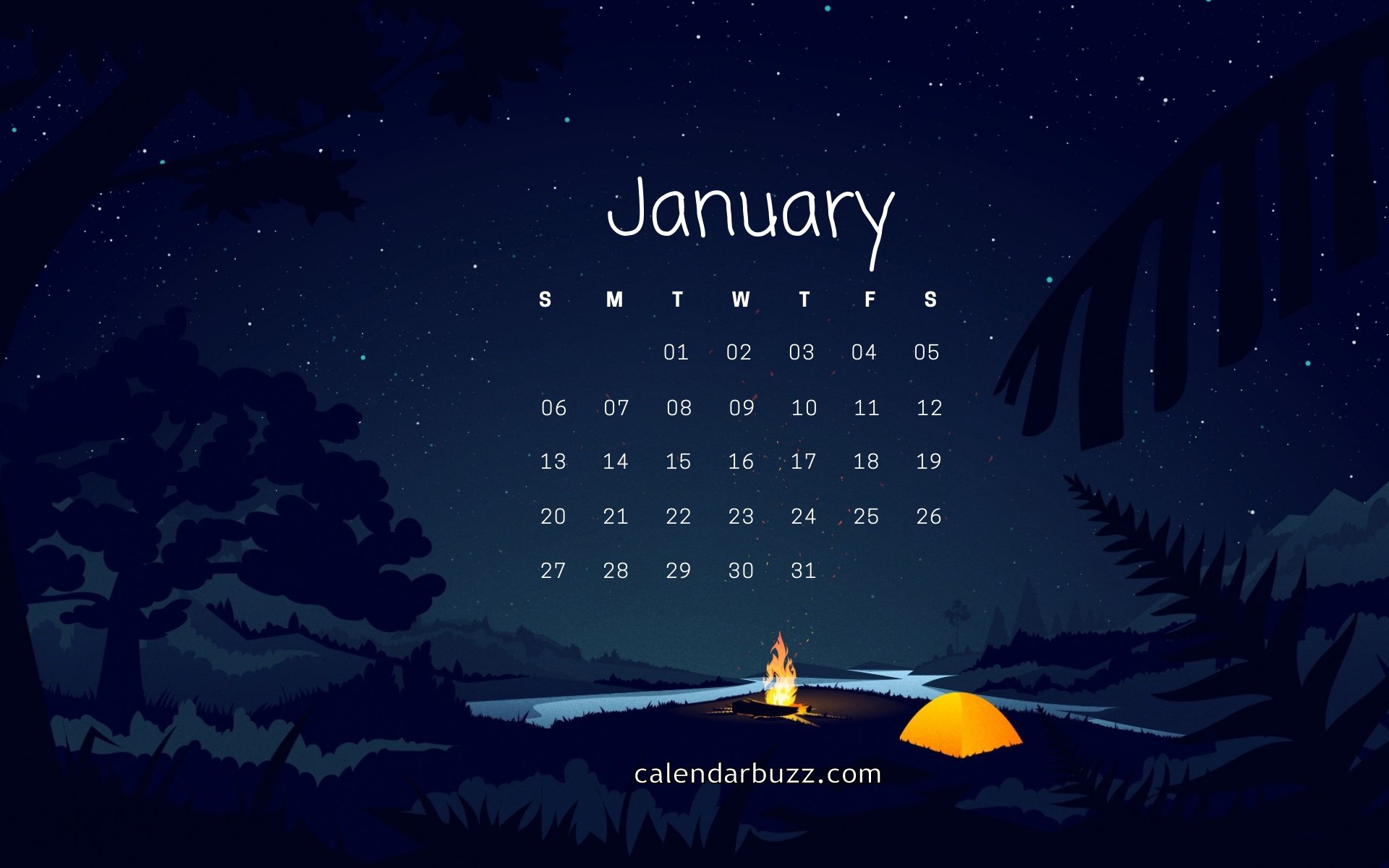  January 2019 Calendar Wallpapers Download CalendarBuzz 1920x1200