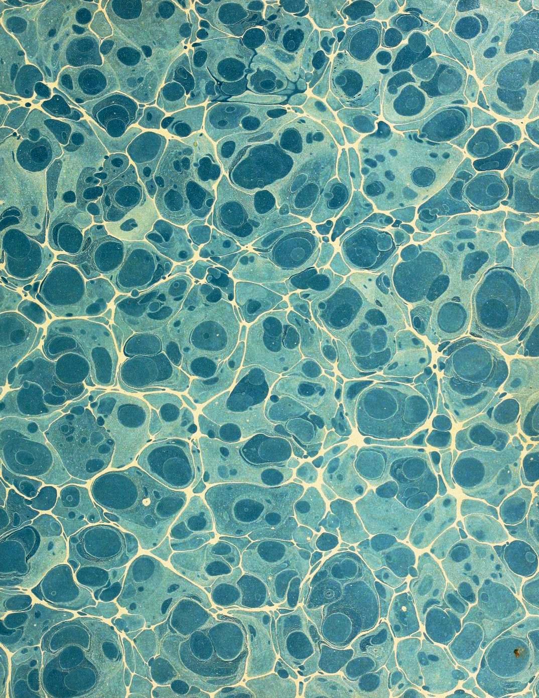 Design Paper Marbleized Blue Wallpaper Pattern