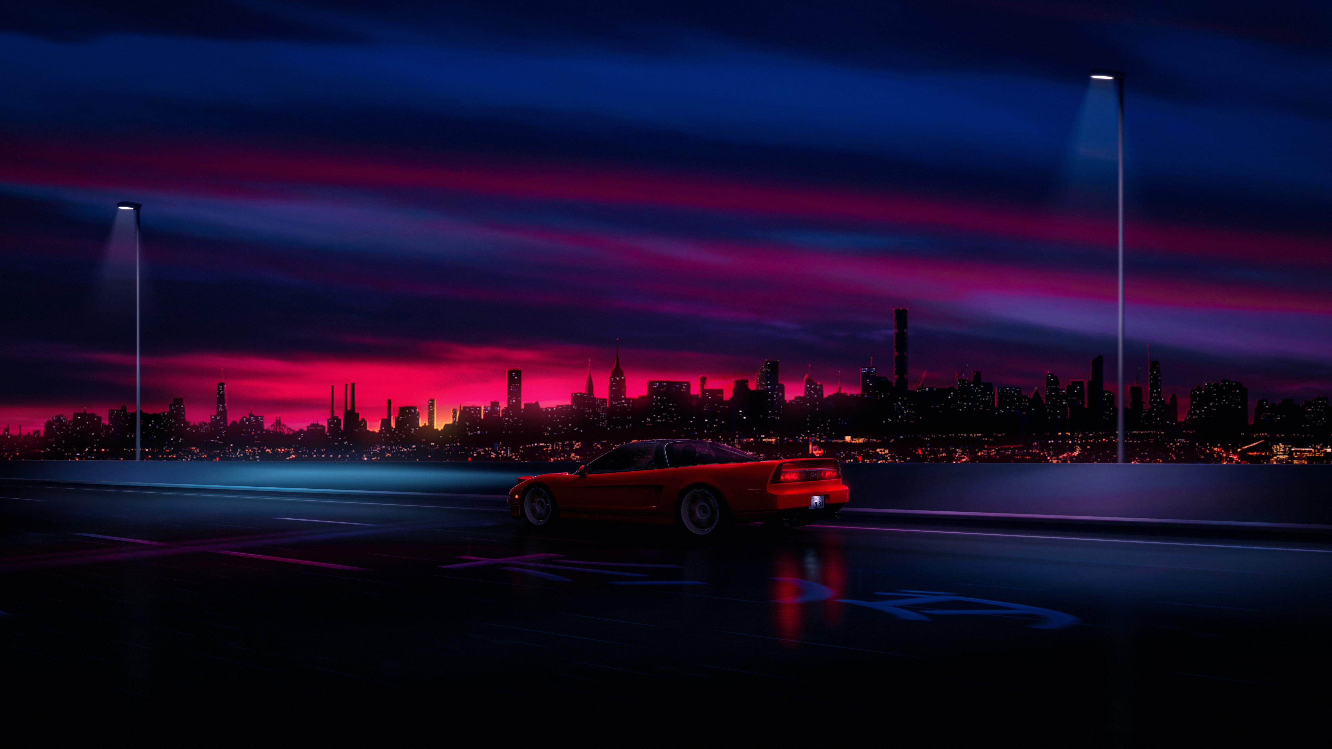 Retrowave 4k Wallpaper For Your Desktop Or Mobile Screen And