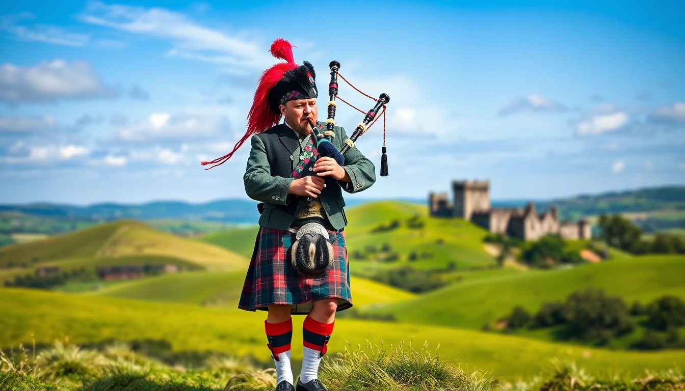 Bagpiper Wallpaper