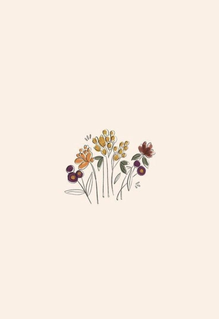 Vintage Wildflowers Wallpaper