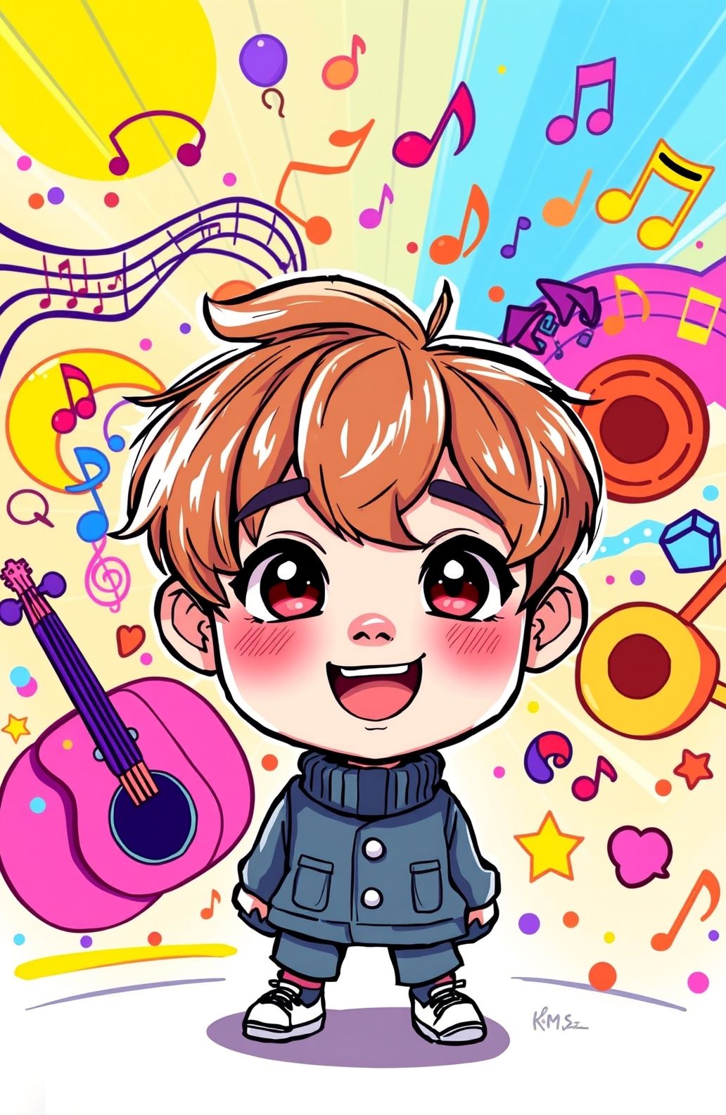Jungkook Chibi Wallpaper
