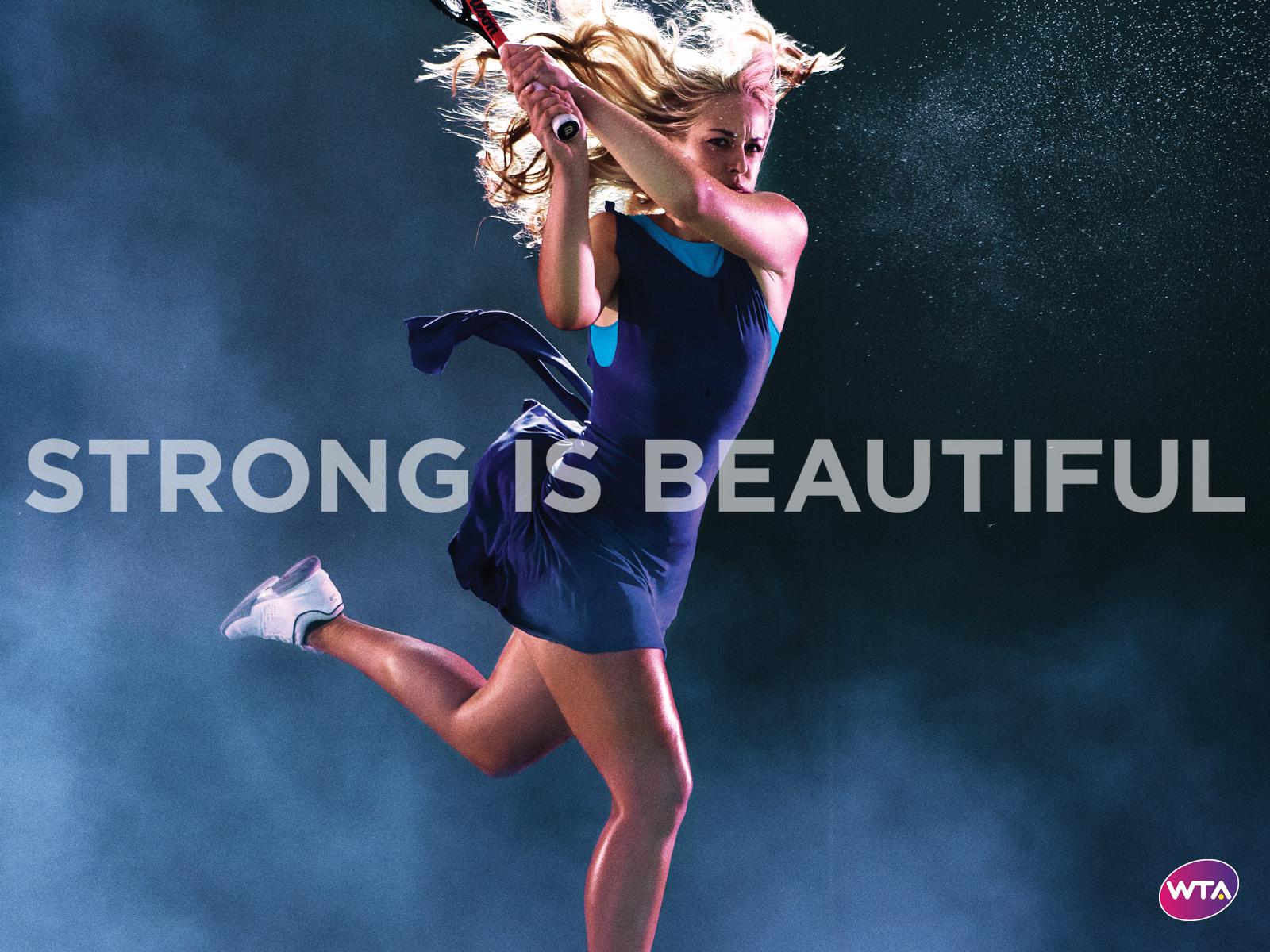Sabine Lisicki In Strong Is Beautiful Wallpaper