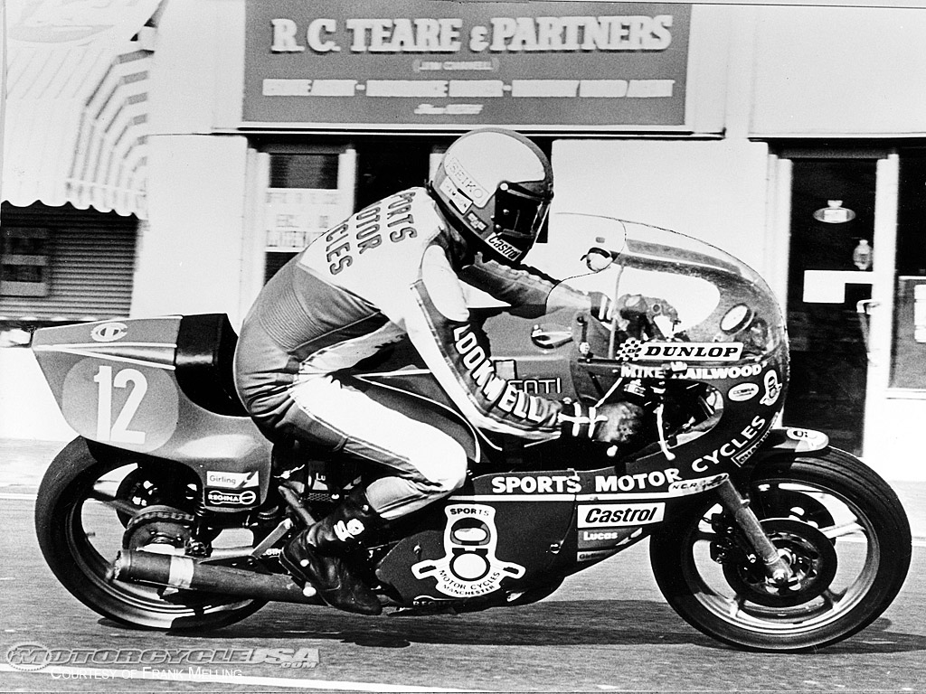 Mike Hailwood At The Tourist Trophy Aboard Ducati