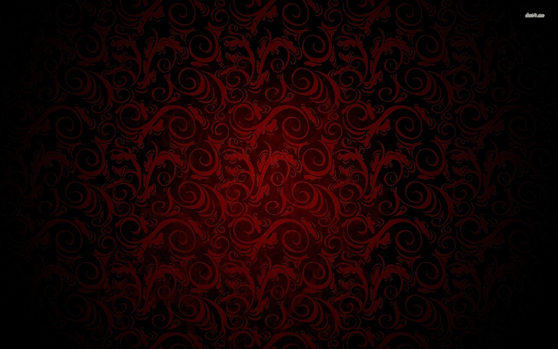 Black And Red Pattern Wallpaper