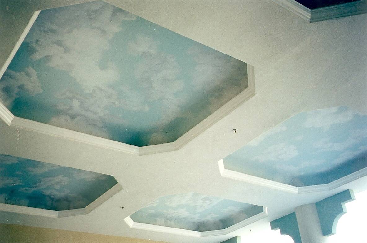 HOW TO PAINT CLOUDS CEILING Ceiling Systems