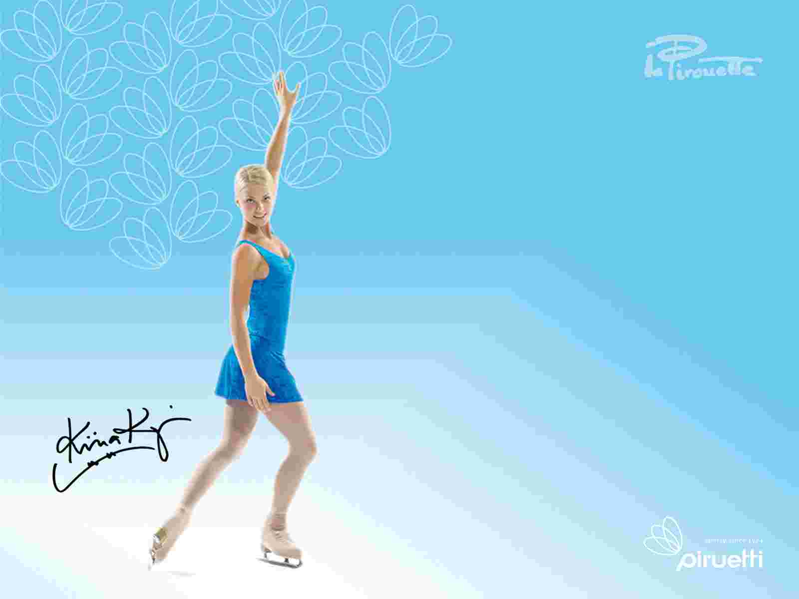Skating Figure Background Kiira Korpi Wallpaper