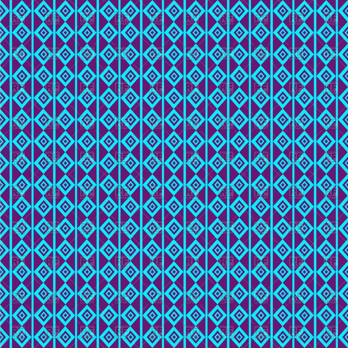 Blue Background With Vertical Lines Of Diamond Shaped Elements Vector