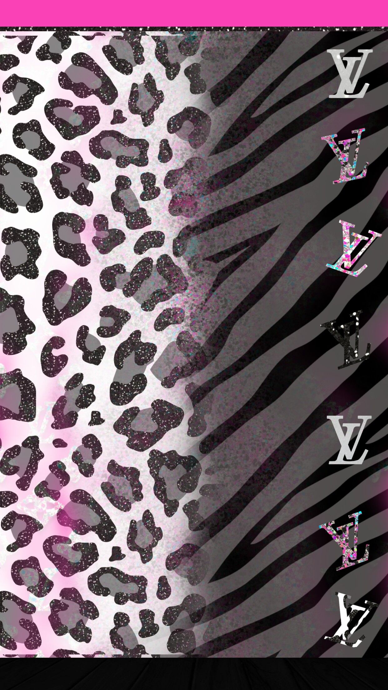 Colorful Louis Vuitton Print Wallpaper
