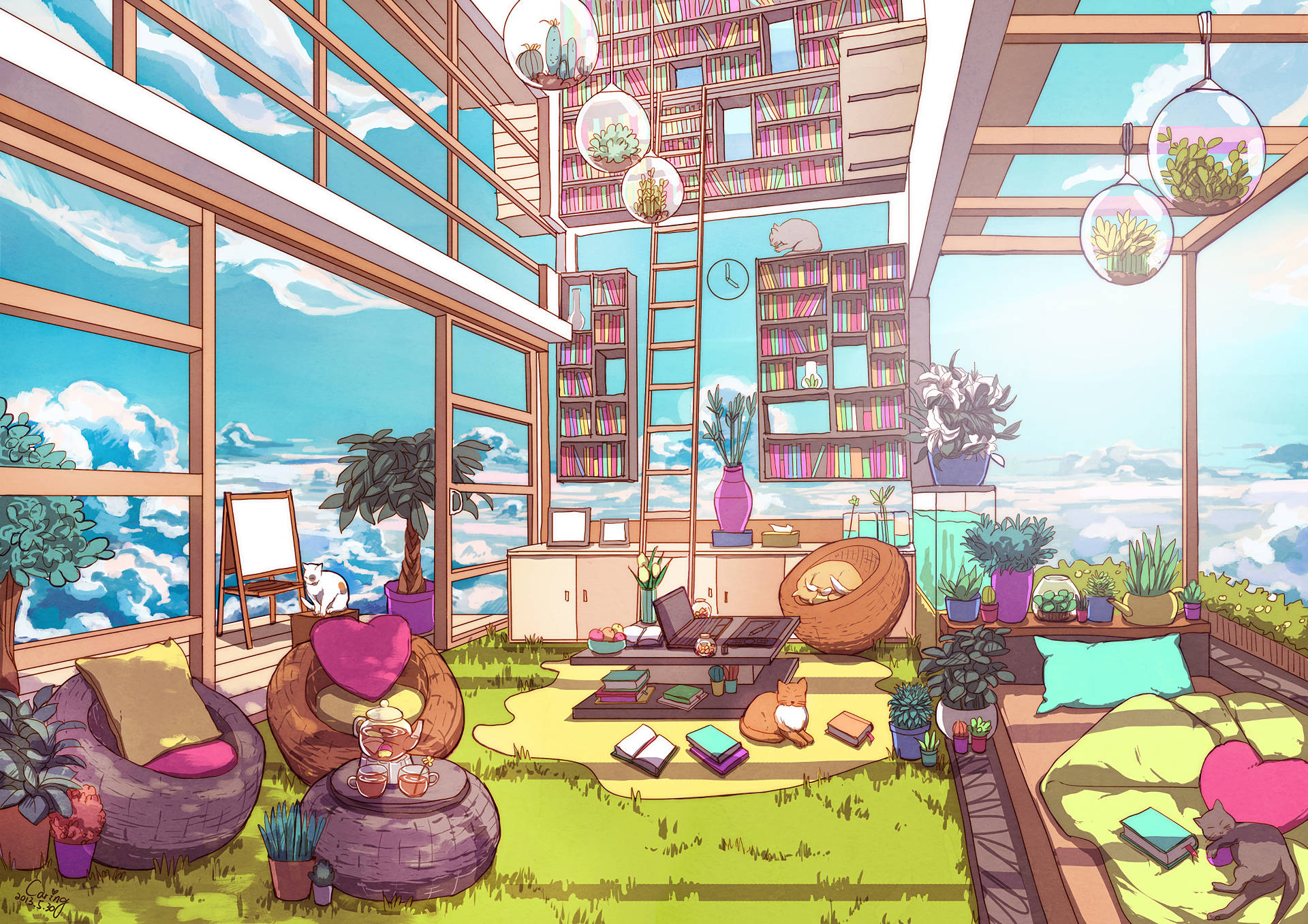 Anime Bedroom Wallpaper