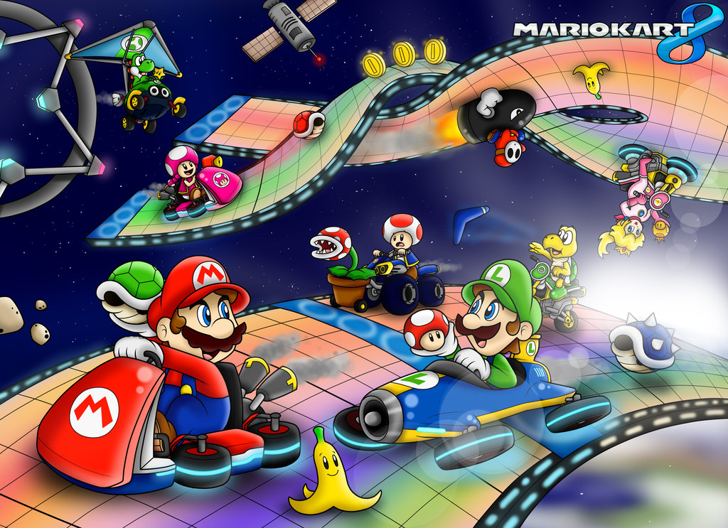 Mario Kart 8 Wallpaper Mario kart 8 wallpaper by