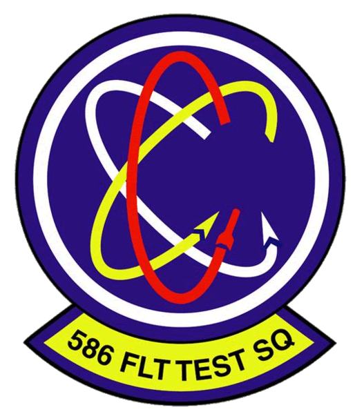 Squardon Patch 586th Flight Test Squadron