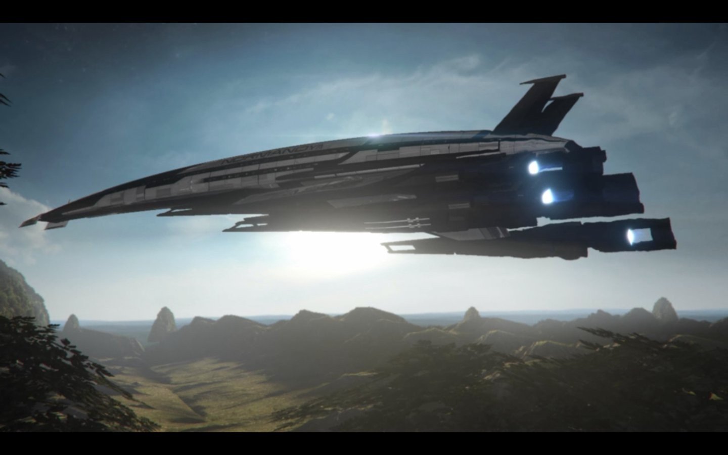 Normandy Mass Effect Anderson Mander Shepard Sr2