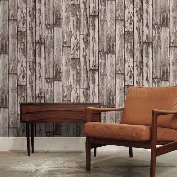 Wood Wallpaper Interior Design
