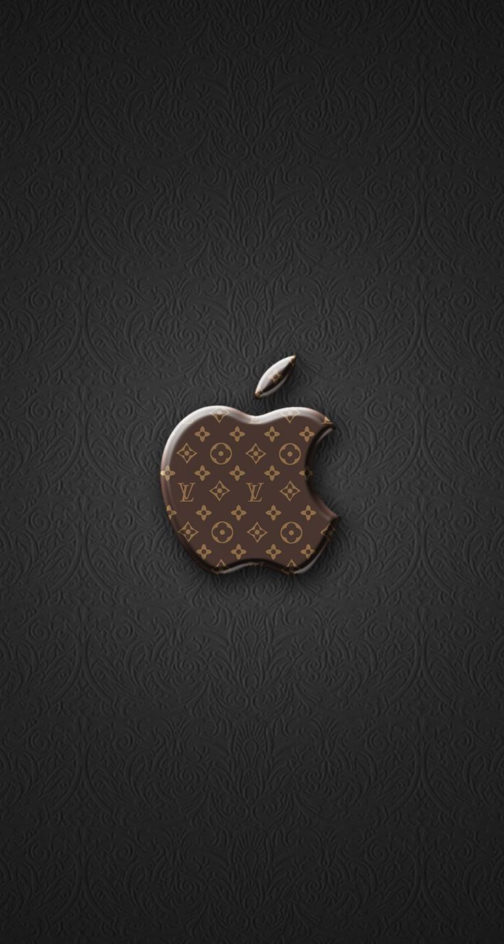 Fond D Cran Louis Vuitton Apple Logo Wallpaper iPhone