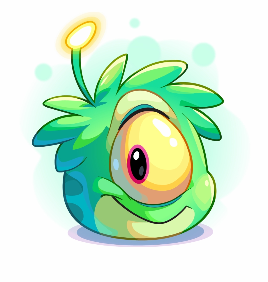 Green Alien Png Club Penguin Puffle Image