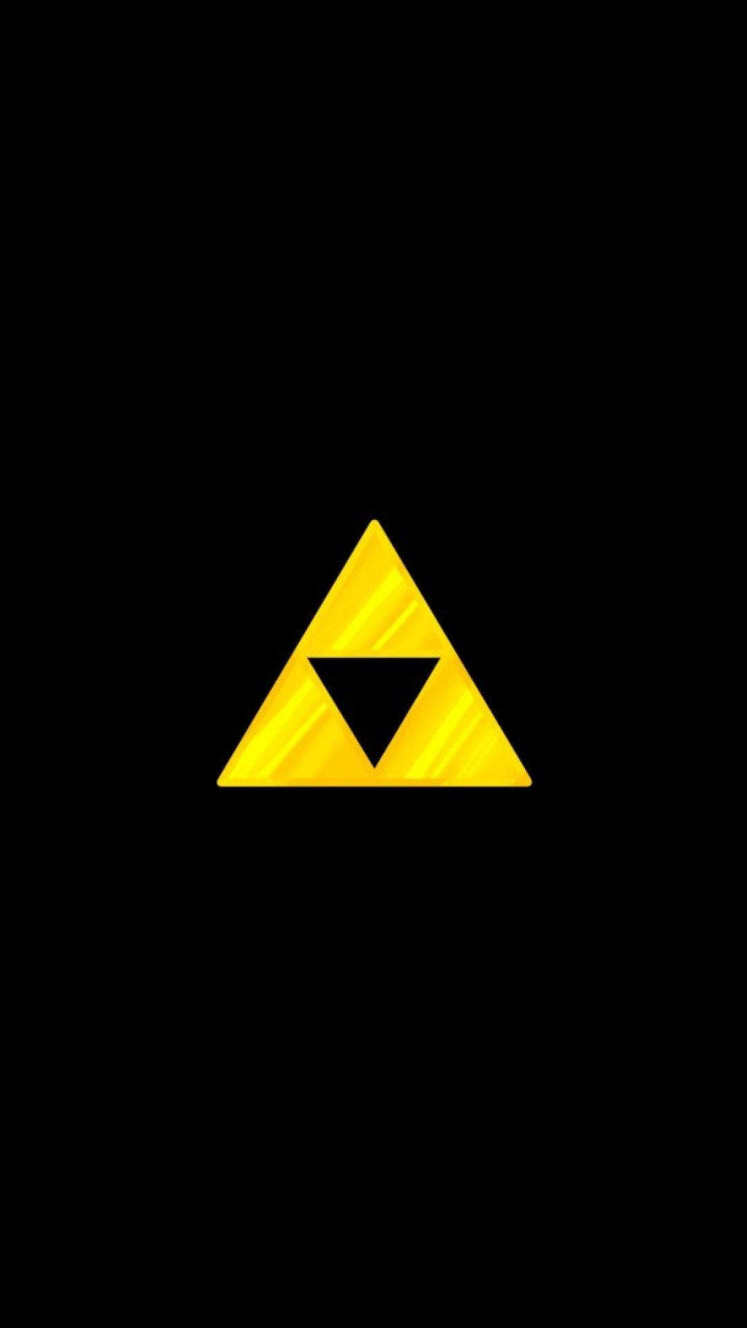The Legend Of Zelda Black Background Simple Triforce