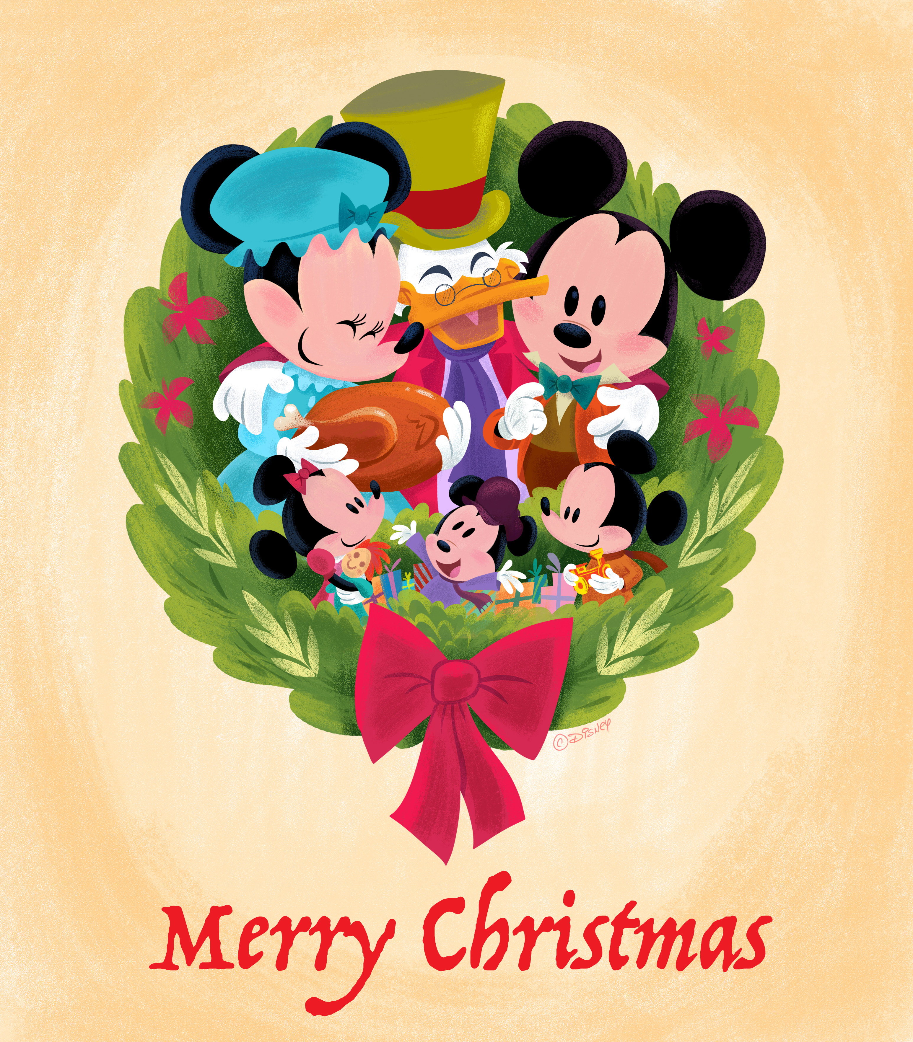 Disney Holiday Wallpaper D23