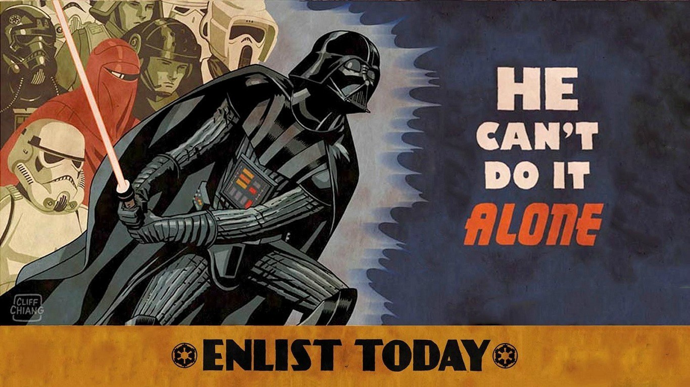 Star Wars Wallpaper Darth Vader Alone