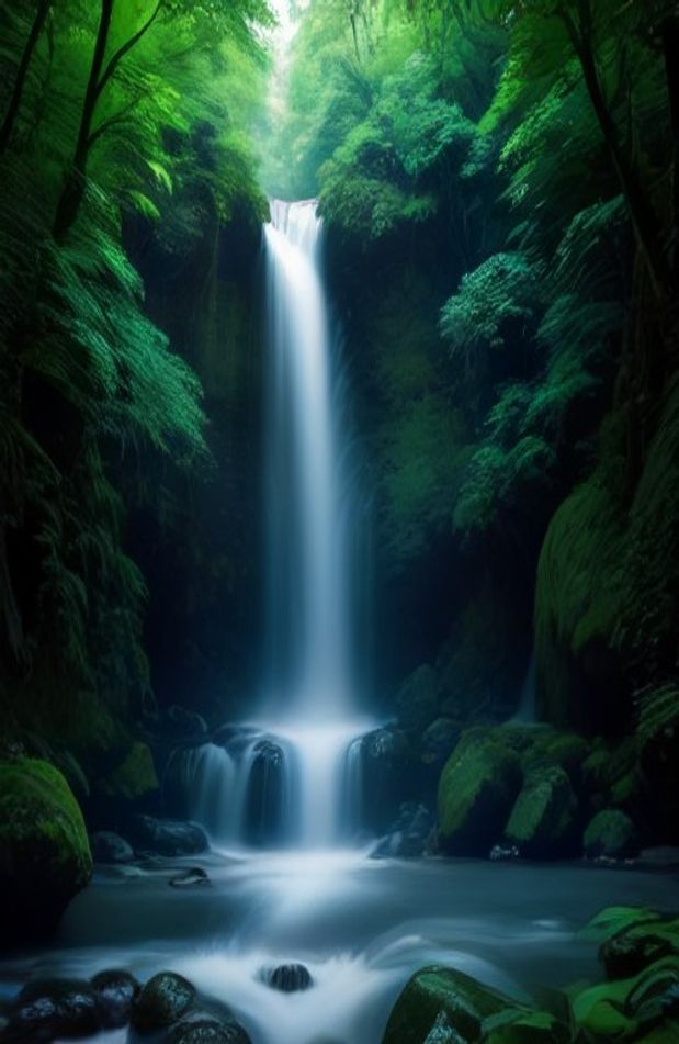 Waterfall Wallpaper With Sound