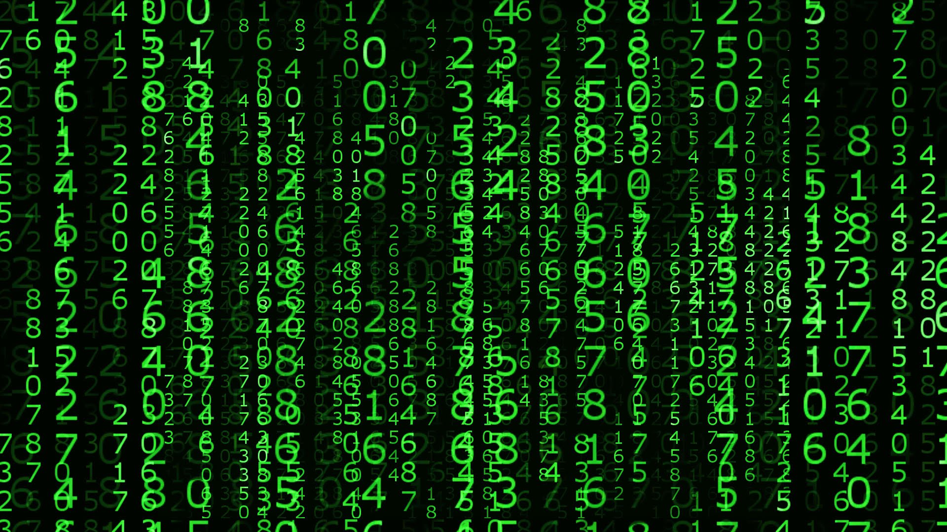 The Matrix Number Falling Code HD Bacground