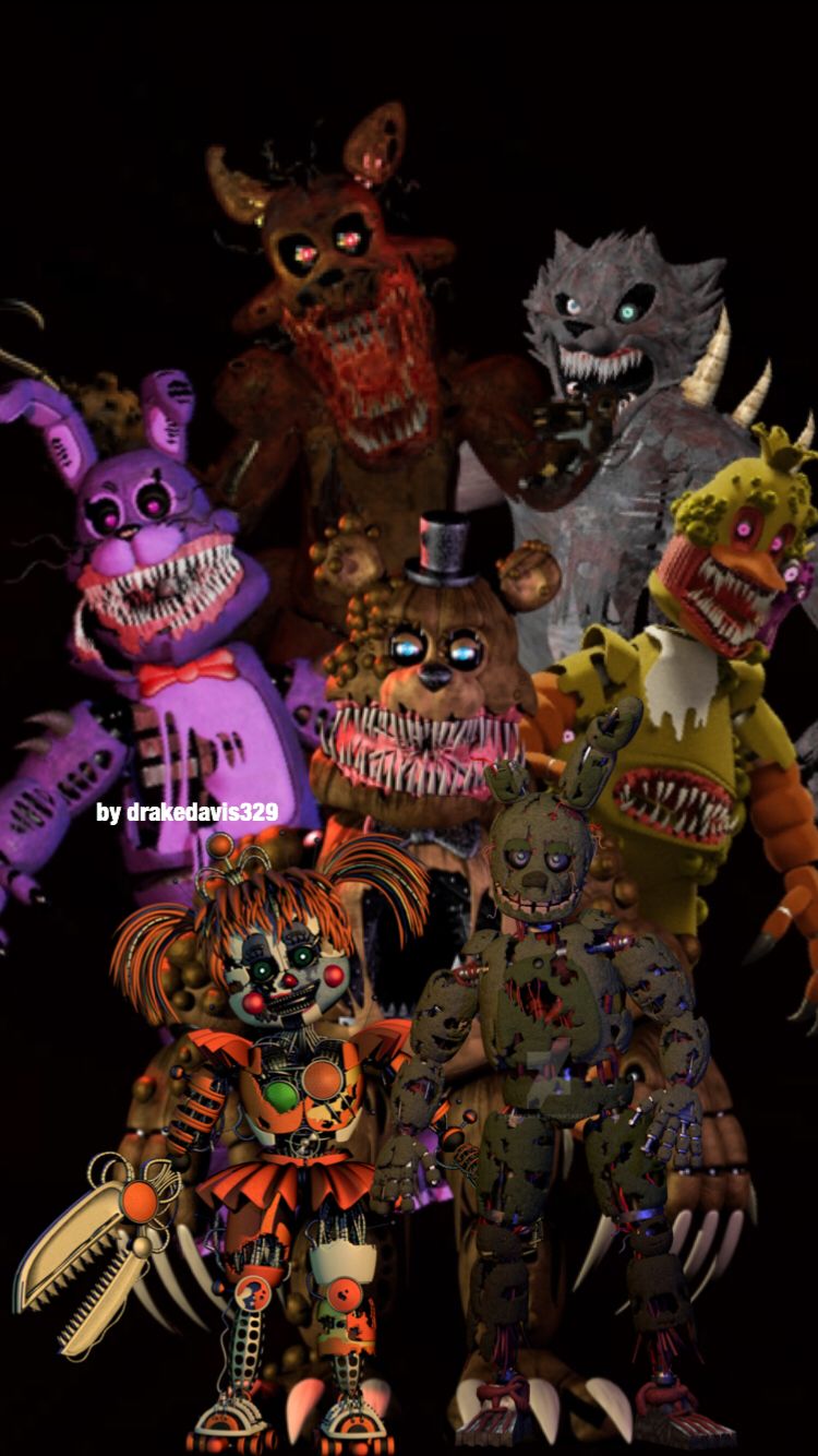 Fnaf The Twisted Ones By Drakedavis329 Five Nights