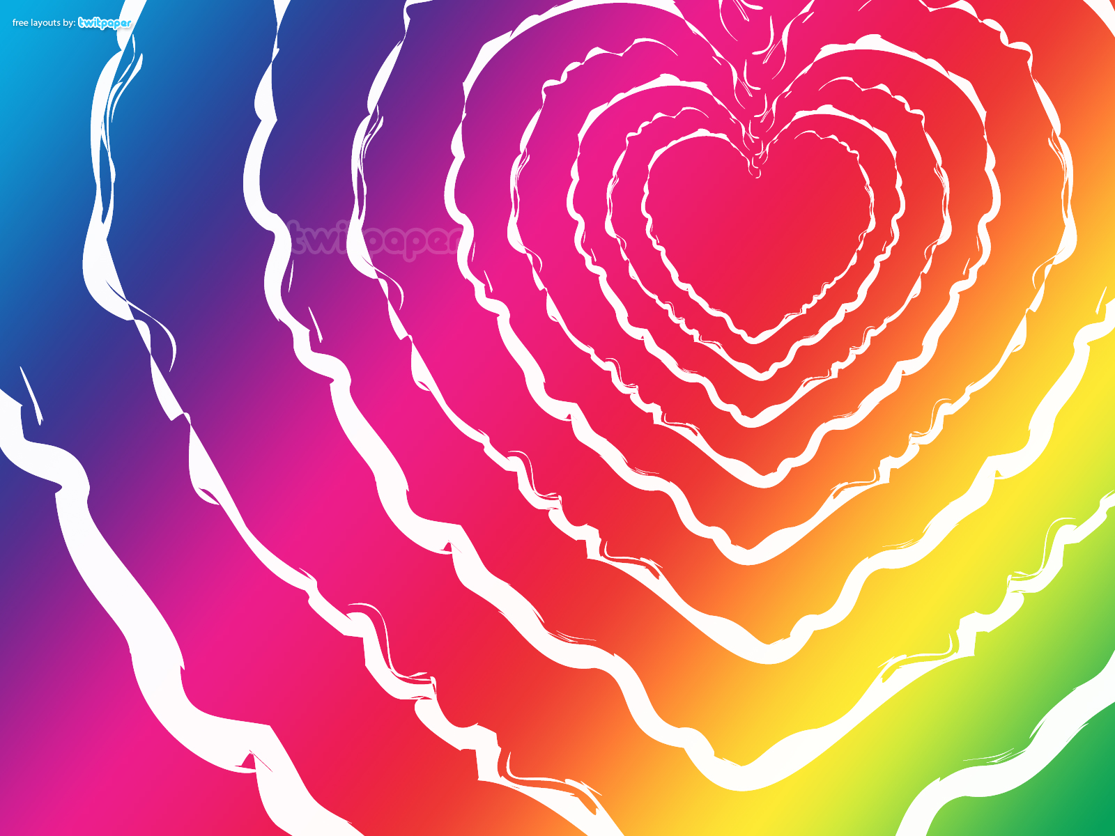 Rainbow Love Hearts Background Image Pictures Becuo