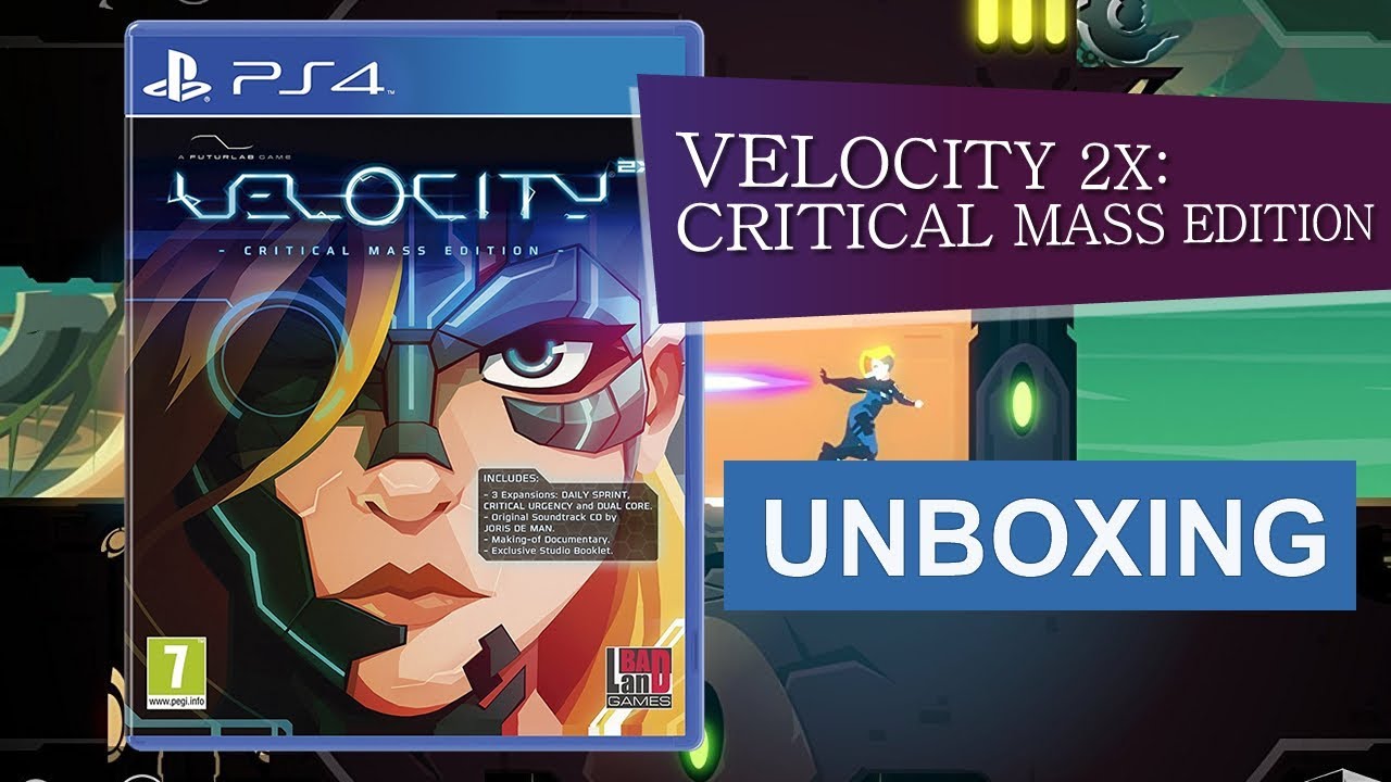 Velocity 2x Critical Mass Edition Playstation Unboxing