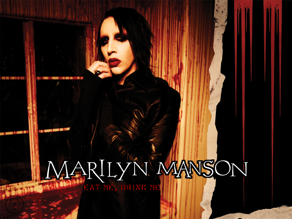Marilyn Manson Background Eat Me Drink Album