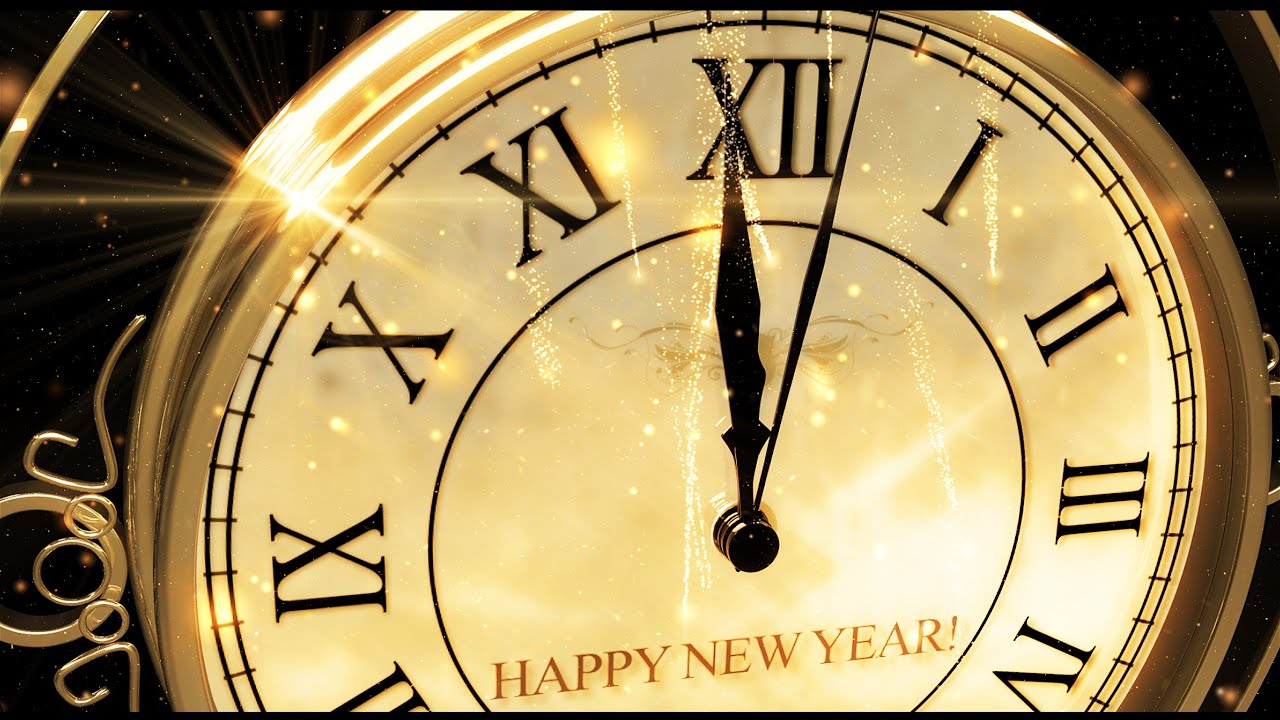 Happy New Year Clock V Original Countdown Timer With
