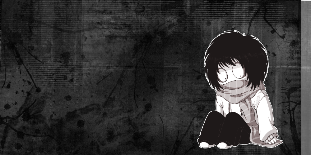 Creepy Pasta Wallpaper   Jeff The Killer by CookieDerpHannah on 1000x500