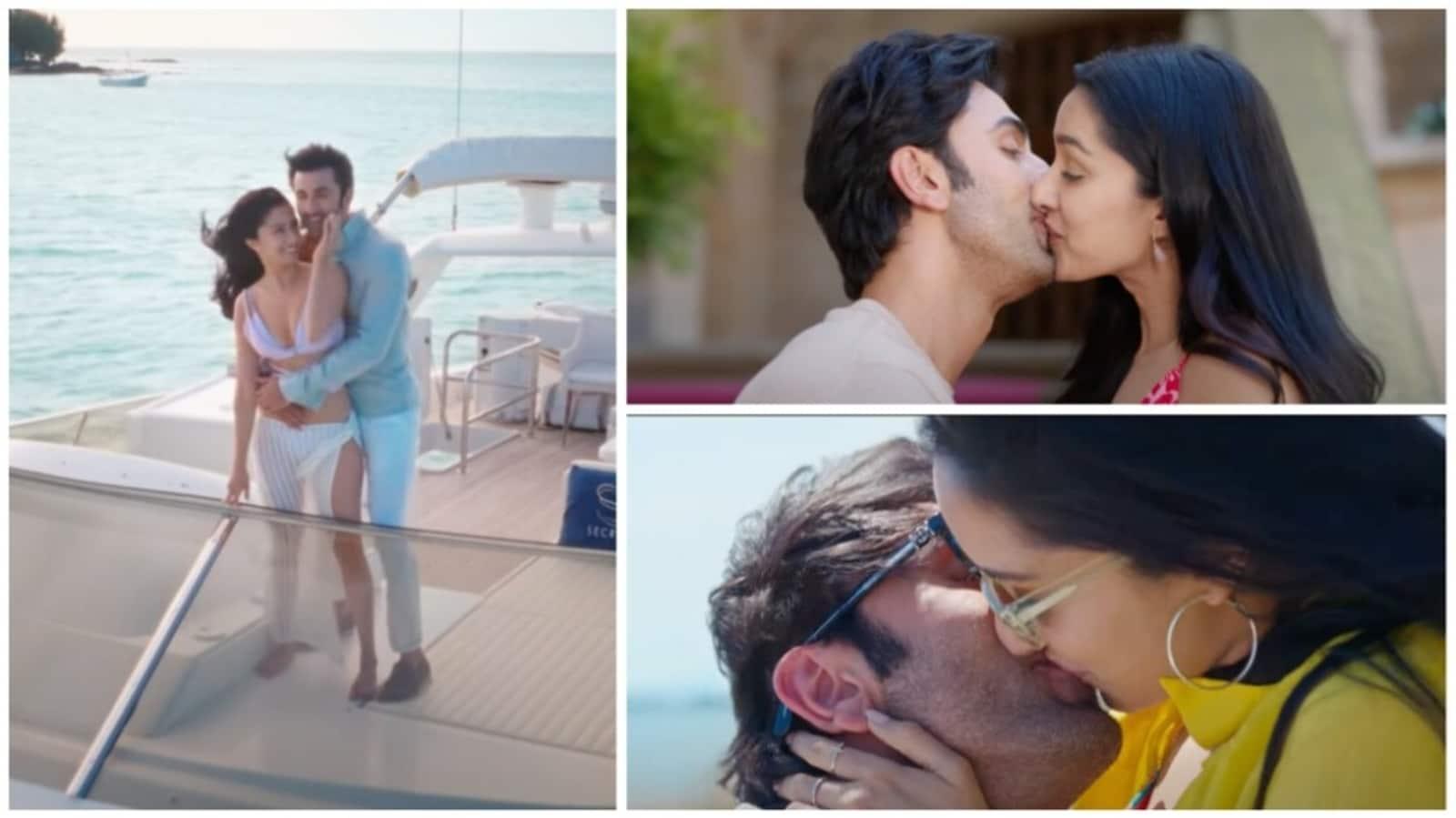 Tere Pyaar Mein Ranbir And Shraddha Can T Stop Kissing Each Other