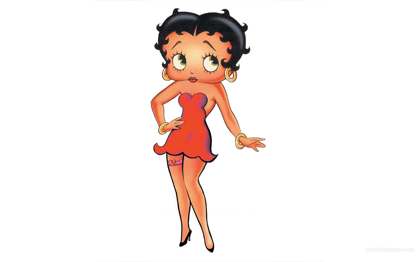 Kootation Betty Boop With Roses Wallpaper And Html