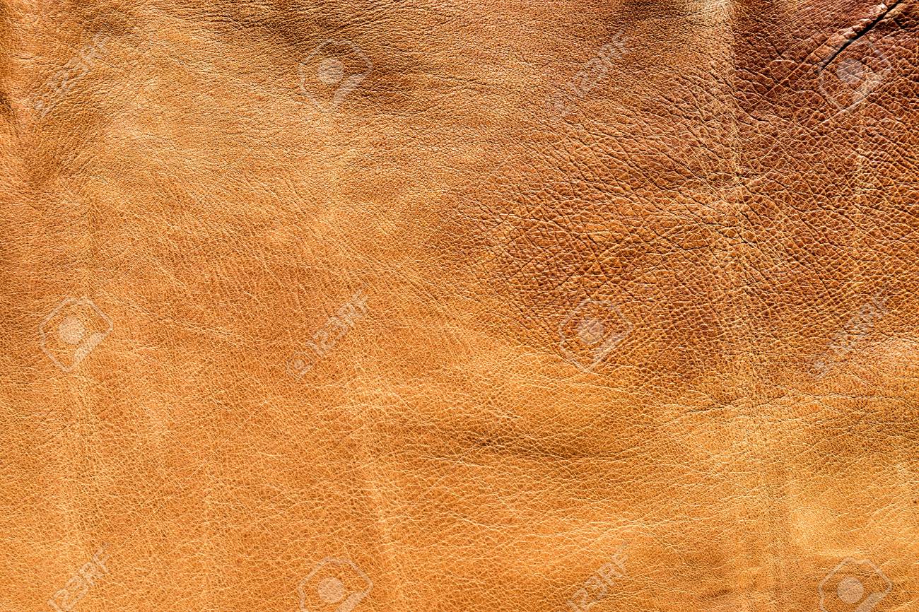 Vintage Look Italian Lambskin Leather For Background Use Stock