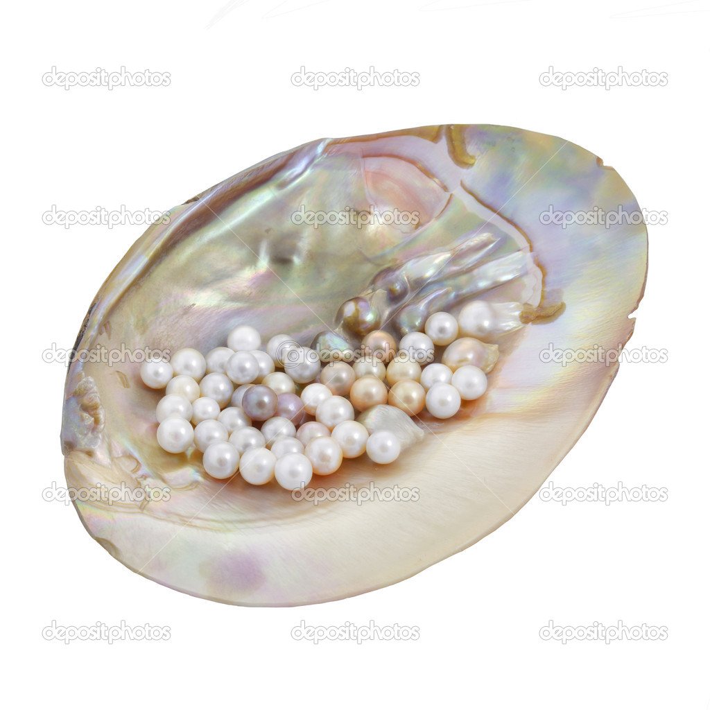 Mother Of Pearl Background Pearls in mother of pearl