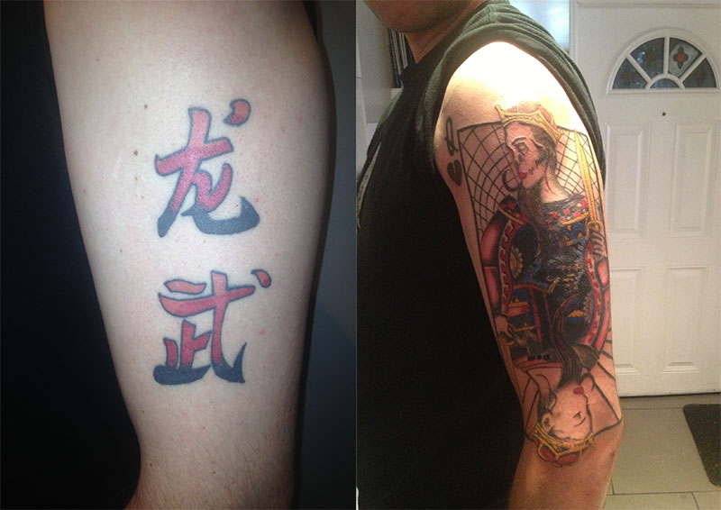 Tattoo artists reveal worst drunken designs they fix as they transform ex  boyfriends names into bows and Chinese symbols into flowers  The Irish Sun