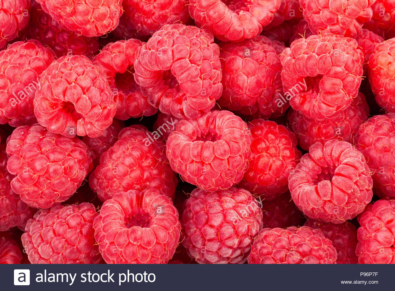 Raspberry Background Texture Stock Photo