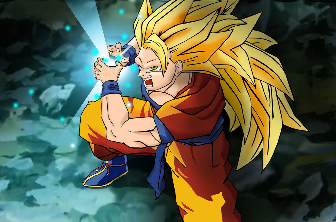 Super Saiyan Goku Kamehameha By Westbrionage