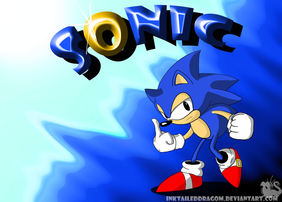Classic Sonic Wallpaper By Inktaileddragon