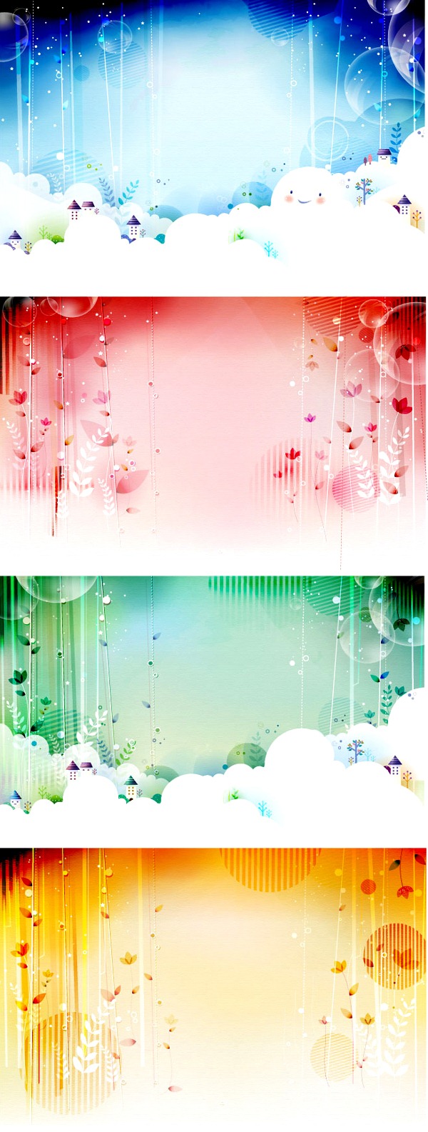 Fairy Tales Fantasy Background Vector Material My Photoshop