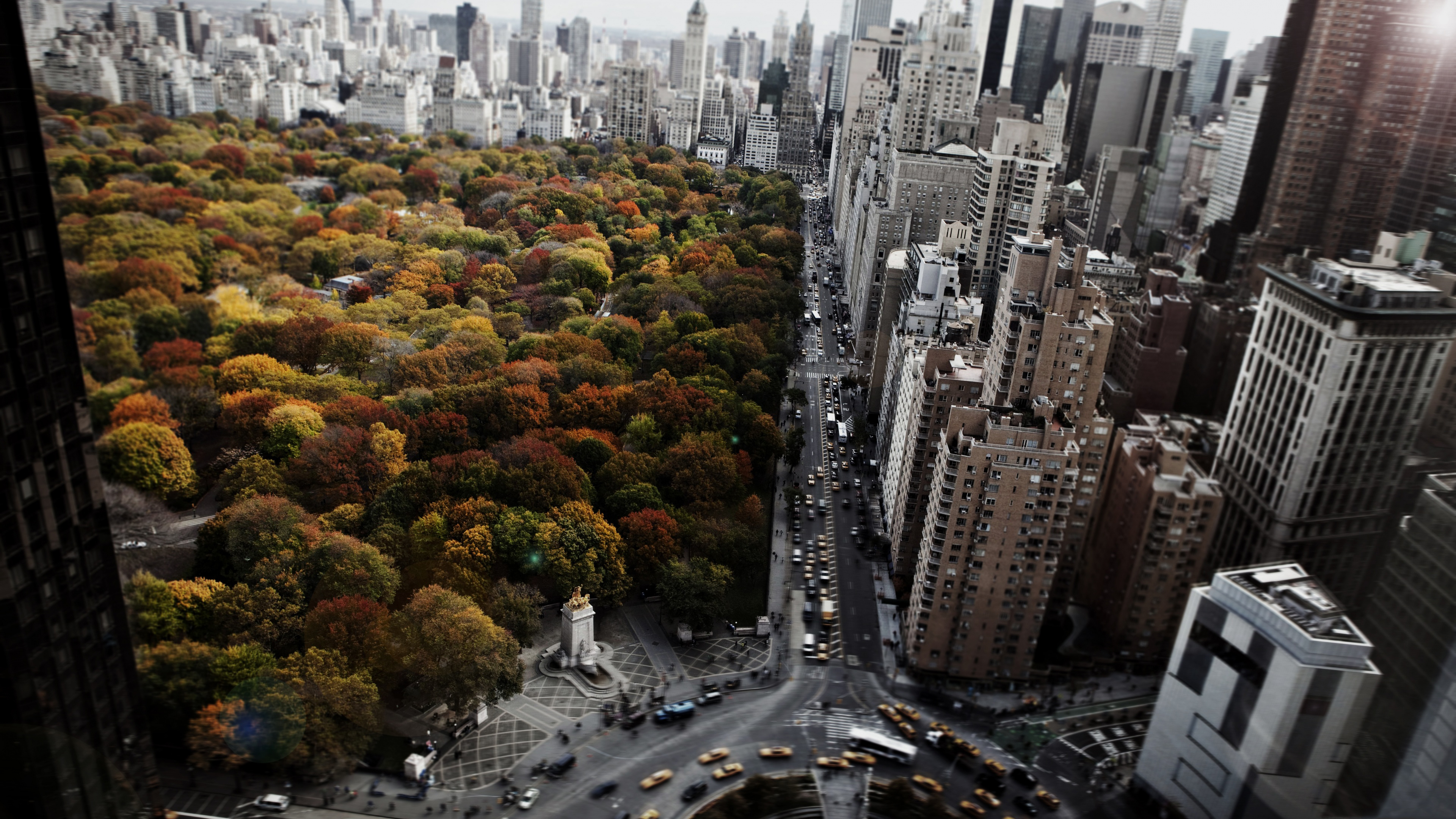 Columbus Circle In 4k Ultra HD Wallpaper