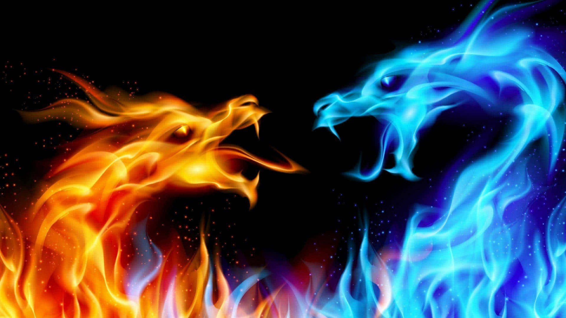 Red And Blue Wallpaper