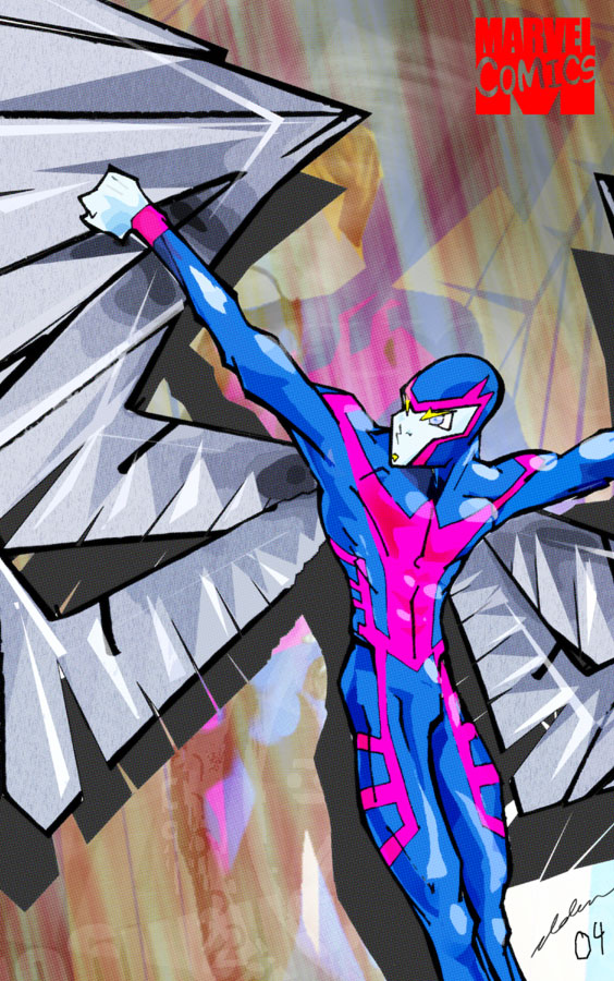 Pin Ics Marvel Archangel Xforce Angel Character Wallpaper On